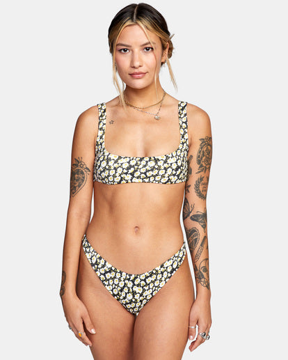 RVCA JUNE BLOOM BRALETTE BIKINI TOP - RVB