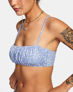 RVCA MILLIE BANDEAU BIKINI TOP - GPU