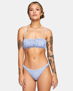 RVCA MILLIE BANDEAU BIKINI TOP - GPU