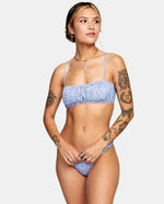 RVCA MILLIE BANDEAU BIKINI TOP - GPU