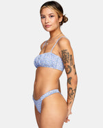 RVCA MILLIE BANDEAU BIKINI TOP - GPU