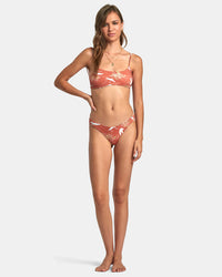 RVCA TOSSED ULTRA REVERSIBLE SKIMPY BIKINI BOTTOM - MUL
