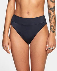 RVCA HIGH-RISE CHEEKY BIKINI BOTTOM