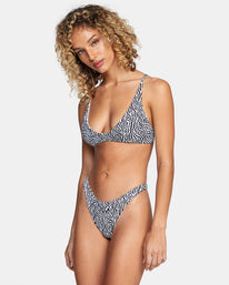 RVCA MATT LEINES PRINTED SKIMPY BIKIN BOTTOM - WPW