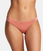 RVCA STRATA LOW-RISE CHEEKY BIKINI BOTTOM