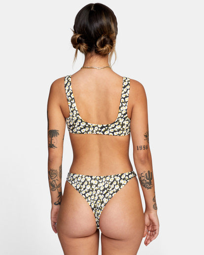 RVCA JUNE BLOOM SKIMPY FRENCH BIKINI BOTTOM - RVB