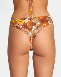RVCA EARTH BLOOM CHEEKY BIKINI BOTTOMS - MUL