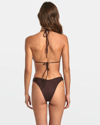RVCA SOLID SHIMMER MEDIUM BIKINI BOTTOMS - CTF0