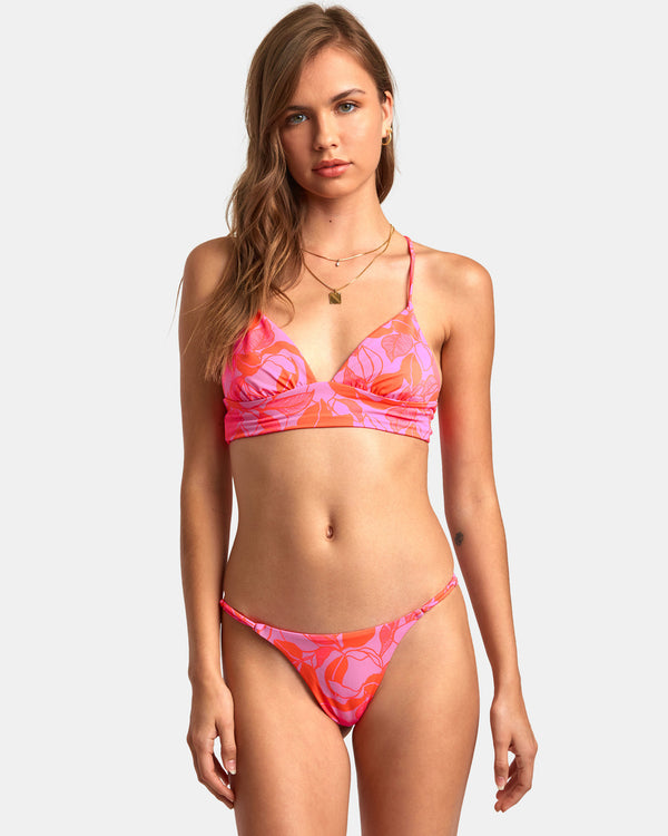 RVCA PEONY ULTRA SKIMPY BIKINI BOTTOMS - NMJ0