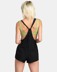 RVCA STANDARD ROMPER - BLK