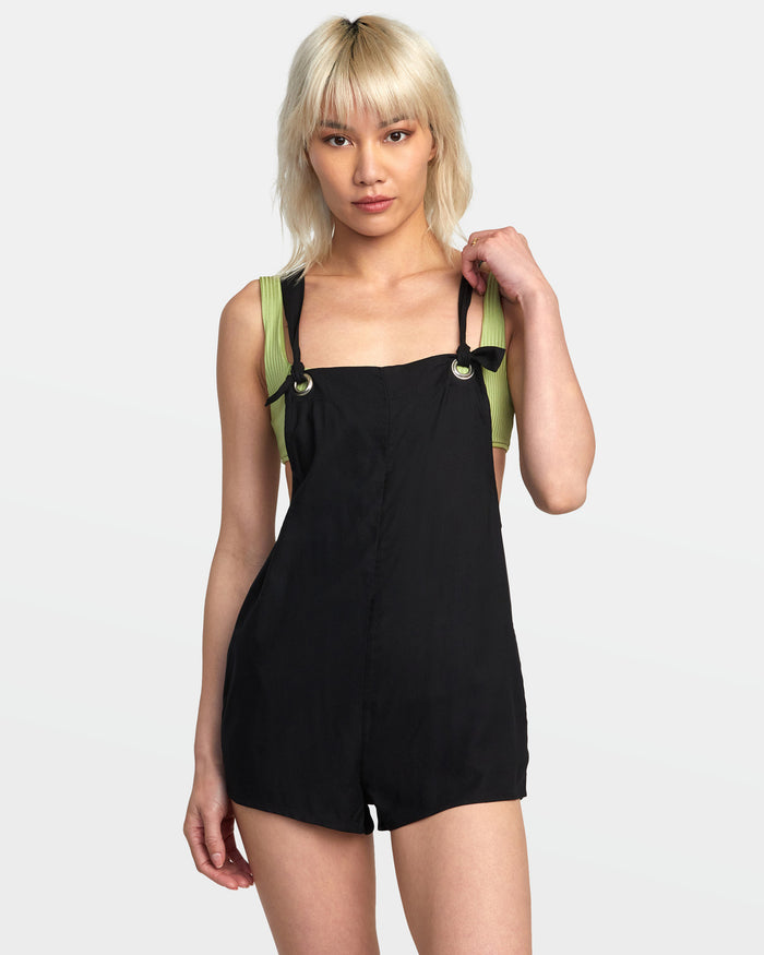 RVCA STANDARD ROMPER - BLK
