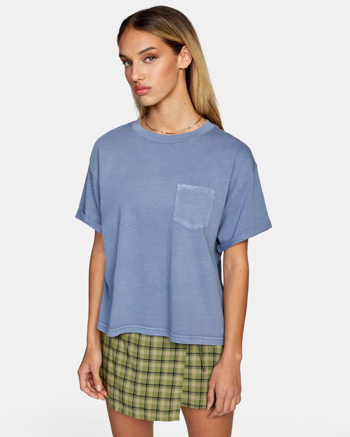 RVCA PTC ROLL IT SHORT SLEEVE TEE - BLT