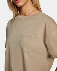 RVCA PTC ROLL IT SHORT SLEEVE TEE - DKH