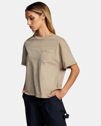 RVCA PTC ROLL IT SHORT SLEEVE TEE - DKH