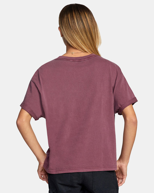 RVCA PTC ROLL IT SHORT SLEEVE TEE - PTO