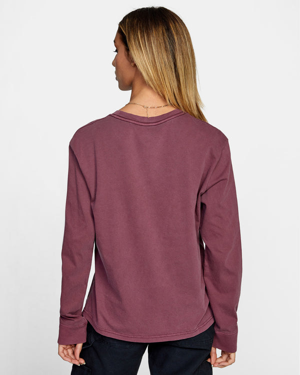 RVCA PTC STOLEN LONG SLEEVE TEE - PTO