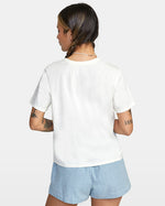 RVCA KEEP IT COOL CROP TEE