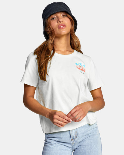 RVCA LP X KLW CROP TEE - CLO