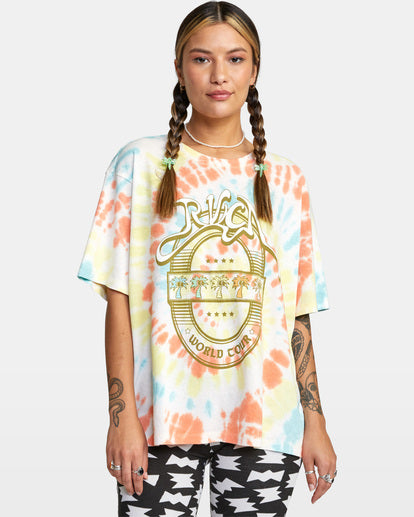 RVCA WORLD TOUR OVERSIZED TEE - DUE