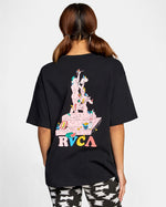 RVCA LP X KLW PARROT ICE OVERSIZED TEE - BLK