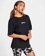 RVCA LP X KLW PARROT ICE OVERSIZED TEE - BLK