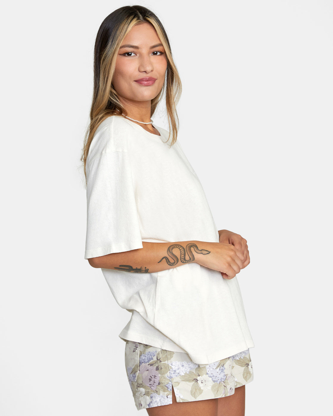 RVCA PTC ANYDAY OVERSIZED TEE - CLO