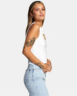 RVCA HAWAII RETRO FLOWERS TANK TOP - OFF