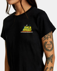 RVCA HAWAII ALOHA TEE - BLK