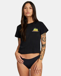 RVCA HAWAII ALOHA TEE - BLK