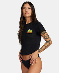 RVCA HAWAII ALOHA TEE - BLK