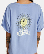 RVCA HAWAIIAN SUN OVERSIZED TEE - GPU