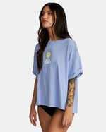 RVCA HAWAIIAN SUN OVERSIZED TEE - GPU