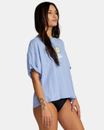 RVCA HAWAIIAN SUN OVERSIZED TEE - GPU