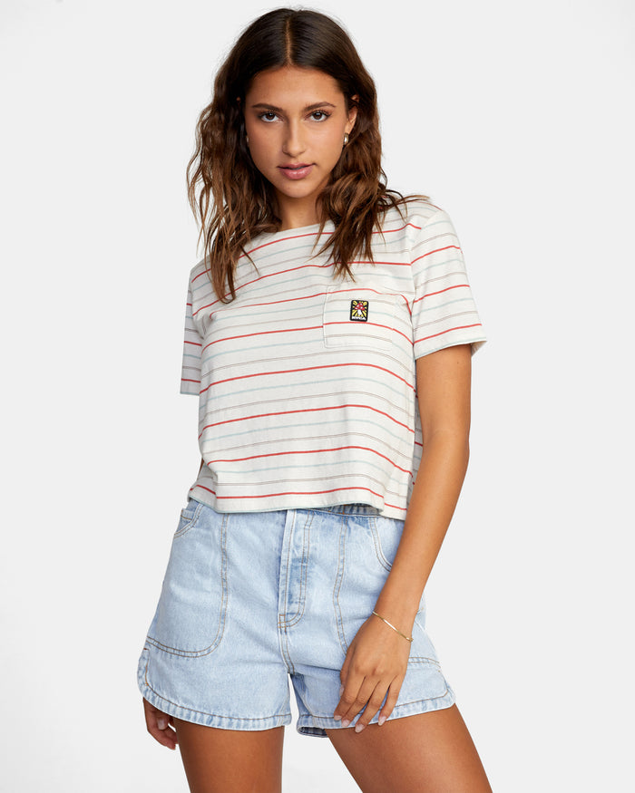 RVCA SHROOM POCKET TEE - MUL