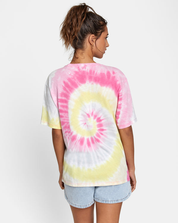 RVCA HAWAII RETRO PALM GRAPHIC TEE - MUL