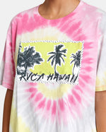 RVCA HAWAII RETRO PALM GRAPHIC TEE - MUL