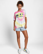 RVCA HAWAII RETRO PALM GRAPHIC TEE - MUL