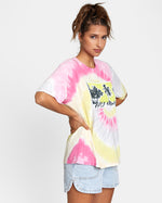 RVCA HAWAII RETRO PALM GRAPHIC TEE - MUL