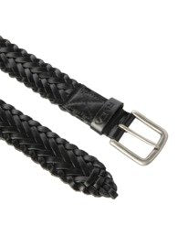 RVCA TWINE LEATHER BELT - BLK