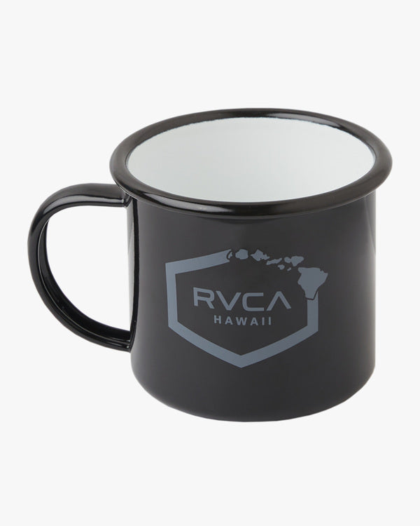 RVCA ISLAND HEX BLACKOUT CAMP CUP - BLK