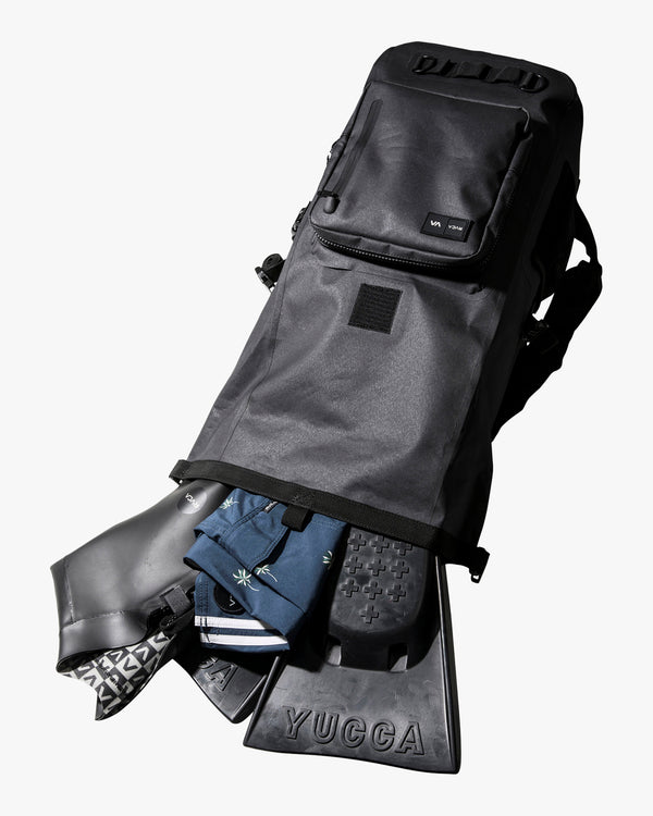 RVCA WELD 27L WATER REPELLENT SURF BACKPACK - BLK