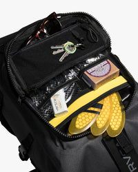 RVCA WELD 27L WATER REPELLENT SURF BACKPACK - BLK
