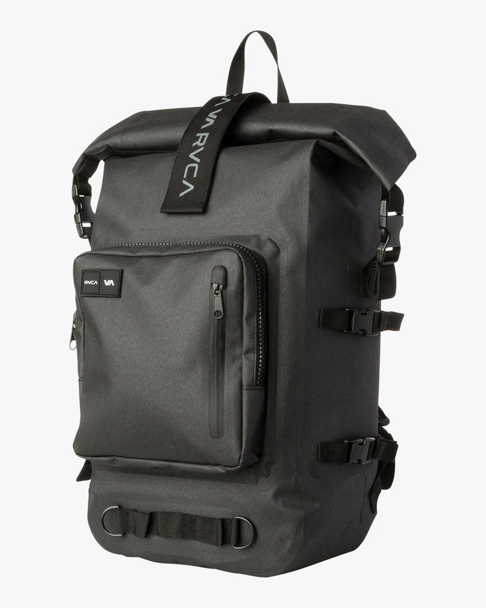 RVCA WELD 27L WATER REPELLENT SURF BACKPACK - BLK
