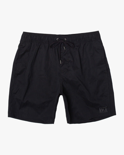 RVCA OPPOSITES ELASTIC 2 BOARDSHORTS 17" - BLK