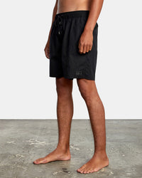 RVCA OPPOSITES ELASTIC 2 BOARDSHORTS 17" - BLK