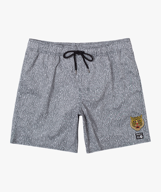 RVCA LEINES ELASTIC BOARDSHORTS - BLK