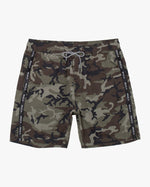 RVCA STANDARD ISSUE ELASTIC BOARDSHORTS 17" - CAM