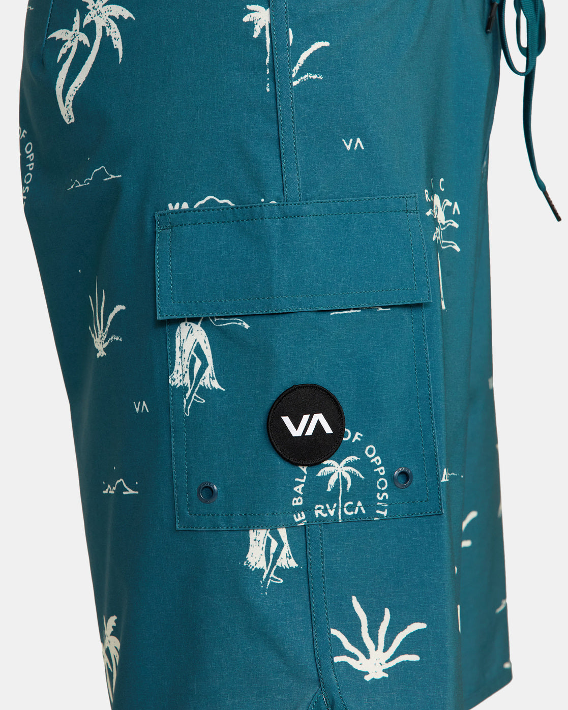 RVCA HULA HANDS EASTERN BOARDSHORTS 20" - BRW0