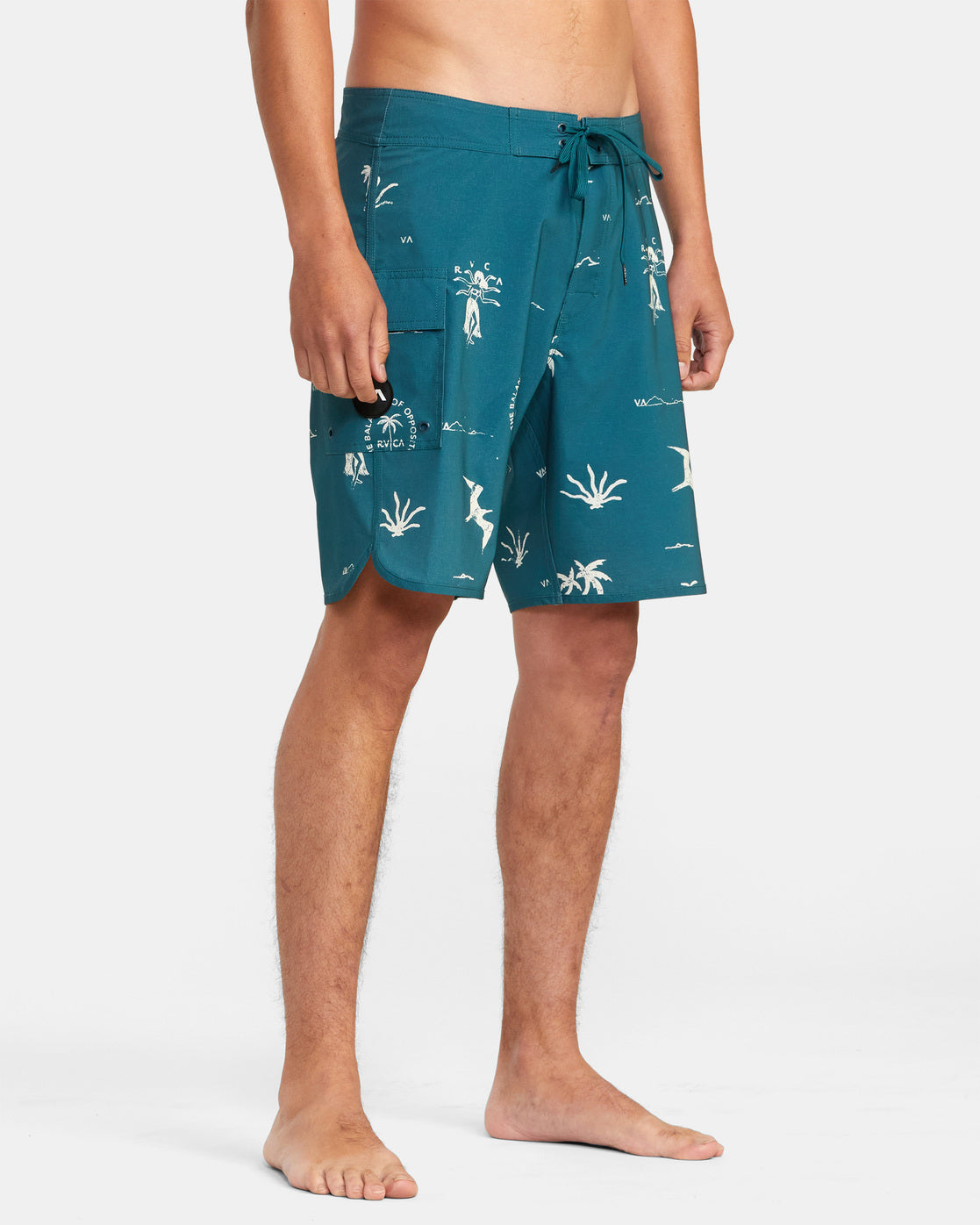 RVCA HULA HANDS EASTERN BOARDSHORTS 20" - BRW0