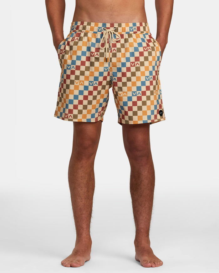 RVCA BARNES ELASTIC BOARDSHORTS 17" - TFH0